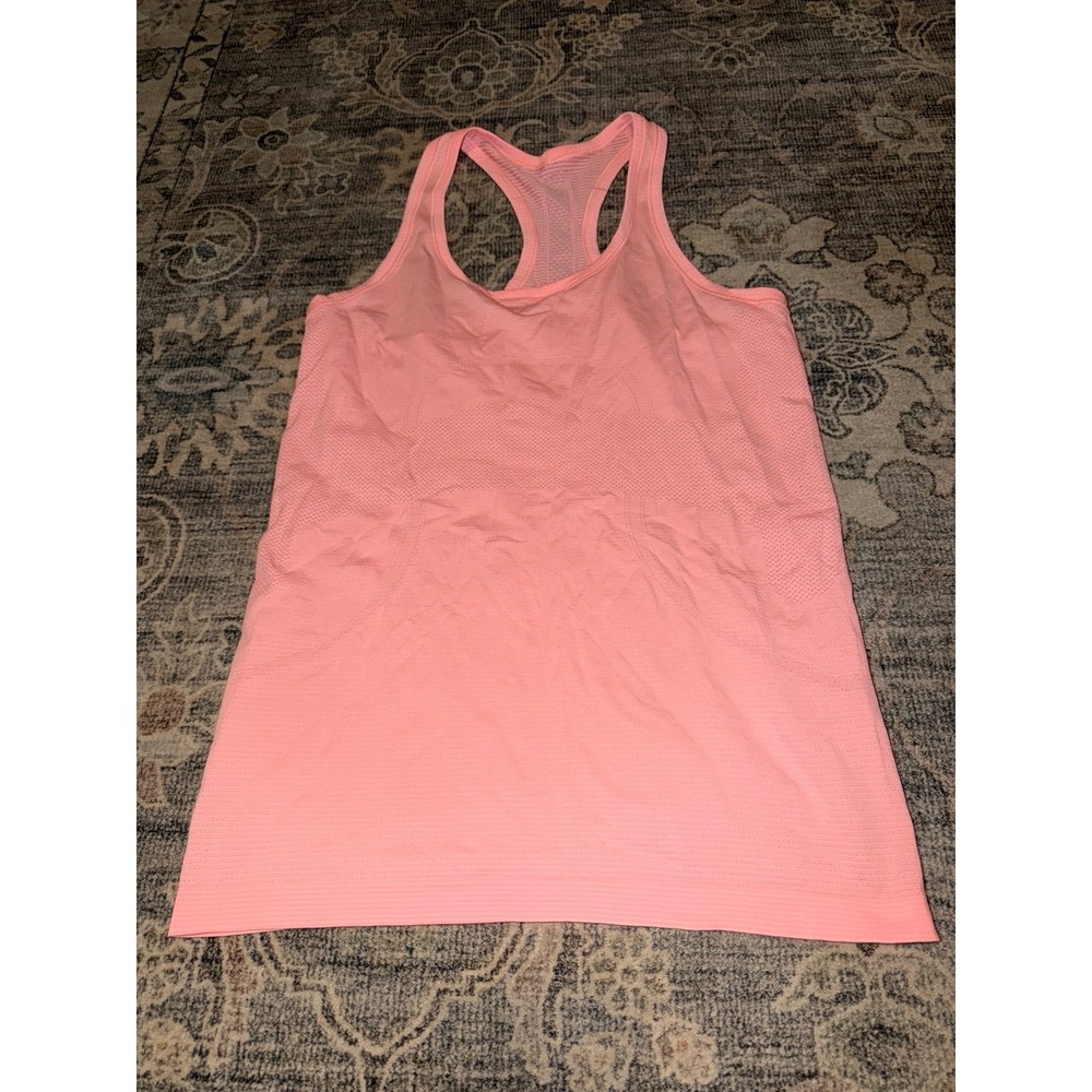 Lululemon Swiftly Athletic Tank Top Pink Coral
